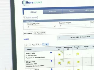 Desktop screen displaying Sharesource software